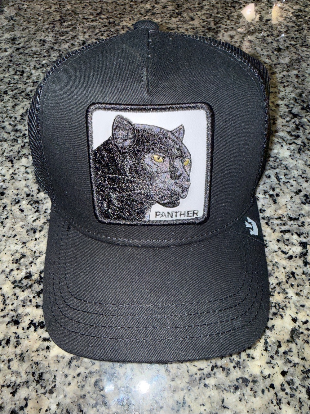 Goorin Bros Black Panther Patch Trucker Hat